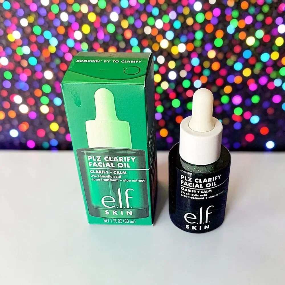 E.L.F. SKIN PLZ Clarify Facial Oil Full Size 1 FL OZ NIB